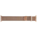 For Apple Watch SE 2023 40mm Milanese Metal Magnetic Watch Band(Rose Gold)