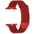 For Apple Watch Ultra 2 49mm Milanese Metal Magnetic Watch Band(Red)