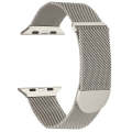 For Apple Watch 9 45mm Milanese Metal Magnetic Watch Band(Starlight)