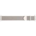 For Apple Watch 9 45mm Milanese Metal Magnetic Watch Band(Starlight)