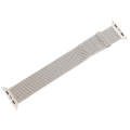 For Apple Watch 9 45mm Milanese Metal Magnetic Watch Band(Starlight)