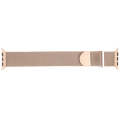 For Apple Watch 9 45mm Milanese Metal Magnetic Watch Band(Retro Gold)