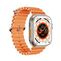 WS-E9 Ultra 2.2 inch IP67 Waterproof Metal Buckle Ocean Silicone Band Smart Watch, Support Heart ...