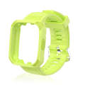 For Redmi Watch 3 Carbon Fiber Texture Integrated Silicone Watch Band(Green)