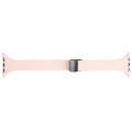 For Apple Watch Series 6 44mm Magnetic Buckle Slim Silicone Watch Band(Pink)