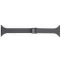 For Apple Watch Series 4 44mm Magnetic Buckle Slim Silicone Watch Band(Starry Grey)