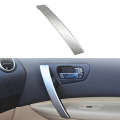 For Nissan Qashqai Left-Drive Car Door Inside Handle Cover, Type:Cover Right(Silver)