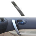 For Nissan Qashqai Left-Drive Car Door Inside Handle Cover, Type:Cover Right(Carbon Fiber)