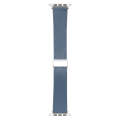 For Apple Watch Serie 8 41mm Magnetic Buckle Skin Feel Leather Watch Band(Light Blue)