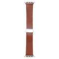 For Apple Watch Serie 4 40mm Magnetic Buckle Skin Feel Leather Watch Band(Brown)