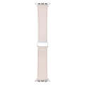 For Apple Watch SE 2023 44mm Magnetic Buckle Skin Feel Leather Watch Band(Apricot)