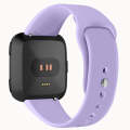 For Fitbit Versa 2 / Fitbit Versa / Fitbit Versa Lite Solid Color Silicone Watch Band, Size:L(Pin...