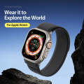 For Apple Watch SE 40mm DUX DUCIS YJ Series Nylon Watch Band(Black)