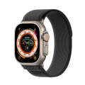 For Apple Watch SE 44mm DUX DUCIS YJ Series Nylon Watch Band(Black)