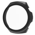 For Huawei Watch 4 Tempered Film + PC Integrated Watch Protective Case(Black)