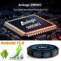 HK1RBOX-W2 Android 11.0 Amlogic S905W2 Quad Core Smart TV Box, Memory:2GB+16GB(AU Plug)