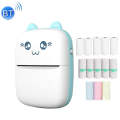 C9 Mini Bluetooth Wireless Thermal Printer With 5 Papers & 5 Sticker & 3 Color Papers(Blue)