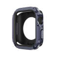 For Apple Watch Series 8 / 7 45mm 2-in-1 PC Hybrid TPU Armor Watch Case(Midnight Blue)