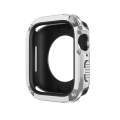 For Apple Watch Series 8 / 7 45mm 2-in-1 PC Hybrid TPU Armor Watch Case(Silver Gray)