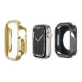 For Apple Watch Series 6 / 5 / 4 / SE 44mm 2-in-1 PC Hybrid TPU Armor Watch Case(Gold)