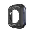 For Apple Watch Series 6 / 5 / 4 / SE 44mm 2-in-1 PC Hybrid TPU Armor Watch Case(Midnight Blue)