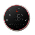 BHT-6001GBL 95-240V AC 16A Smart Round Thermostat Electric Heating LED Thermostat Without WiFi(Bl...
