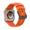 Tire Texture Silicone Watch Band For Apple Watch 7 45mm(Orange)