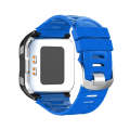 For Garmin Forerunner 920XT Solid Color Silicone Replacement Watch Band(Blue)
