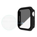 For Apple Watch SE 2022 40mm Frosted PC + Anti-spy Tempered Film Integrated Watch Protective Case...