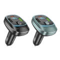 hoco E76 Pole PD30W + QC3.0 Car Bluetooth FM Transmitter(Black)