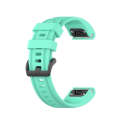 For Garmin Epix Pro 42mm Pure Color Silicone Watch Band(Lake Blue)