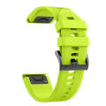 For Garmin Epix Pro 42mm Silicone Replacement Watch Band(Green)