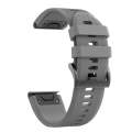 For Garmin Epix Pro 42mm Silicone Replacement Watch Band(Grey)
