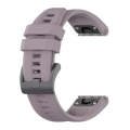 For Garmin Epix Pro 42mm Solid Color Silicone Watch Band(Roland Purple)