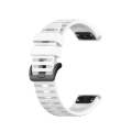 For Garmin  Instinct 2 Solar Sports Silicone Watch Band(White)