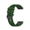 For Garmin  Instinct 2 Solar Sports Silicone Watch Band(Army Green)