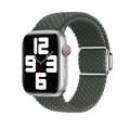For Apple Watch Ultra 49mm Nylon Loop Magnetic Buckle Watch Band(Space Grey)