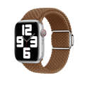 For Apple Watch Ultra 49mm Nylon Loop Magnetic Buckle Watch Band(Brown)
