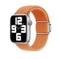 For Apple Watch 4 44mm Nylon Loop Magnetic Buckle Watch Band(Orange)