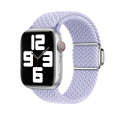 For Apple Watch 42mm Nylon Loop Magnetic Buckle Watch Band(Fog Purple)