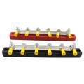 CP-3125 1 Pair RV Yacht 150A High Current Single-row 4-way Busbar with 12pcs Terminals