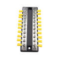 CP-4051 100A 48V RV Yacht Modified Double Row 10-way Busbar with 20pcs Terminals
