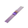 For Huawei Watch 4 / 4 Pro Three Bead Stainless Steel Watch Band(Colorful)