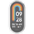 For Xiaomi Mi Band 8 Full Coverage TPU Electroplating Watch Protective Case(Transparent)