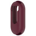 For Xiaomi Mi Band 8 Pure Color Silicone Watch Protective Case(Wine Red)