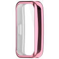 For Huawei Band 8 Full Coverage TPU Electroplating Watch Protective Case(Pink)
