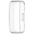 For Huawei Band 8 Full Coverage TPU Electroplating Watch Protective Case(Transparent)