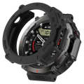 For Amazfit T-Rex Ultra Armor Hollow Watch Protective Case(Black)