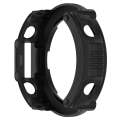 For Amazfit T-Rex Ultra Armor Hollow Watch Protective Case(Black)