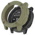 For Garmin Instinct 2X Armor Hollow Watch Protective Case(Green)